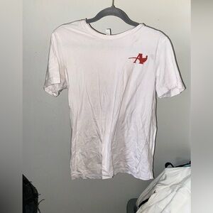 White and red lifeguard Tee